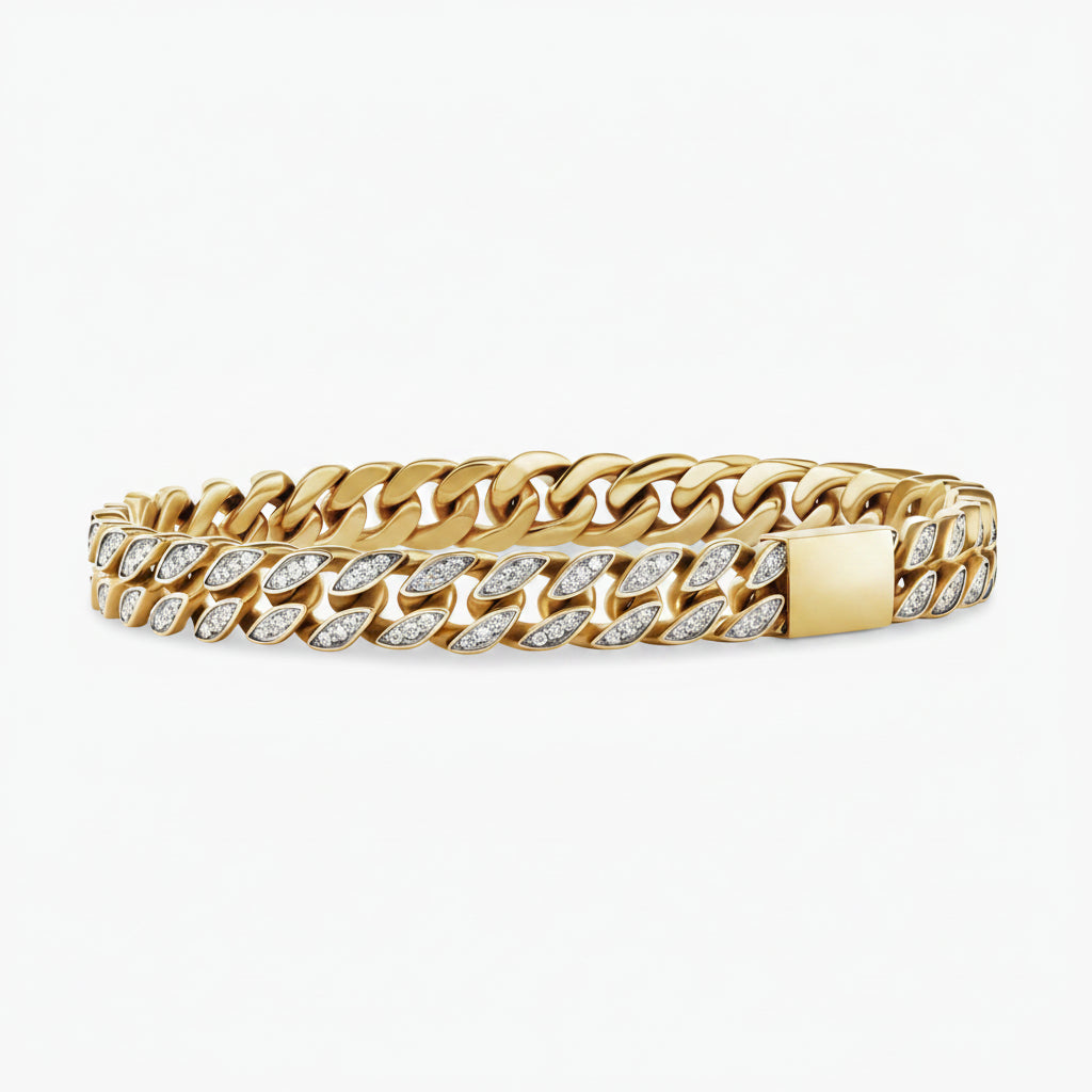 Aureate Men's Silver Bracelet 