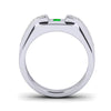 Aurelius Square Silver Ring for Men 