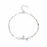 Avian Whisper Silver Bracelet For Women 