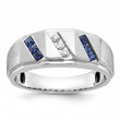 Azure Line Silver Ring for Men