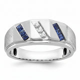 Azure Line Silver Ring for Men