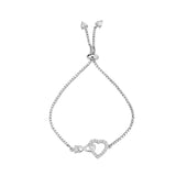 Buy Luxaore pure silver Fancy Bracelet for Girls and women