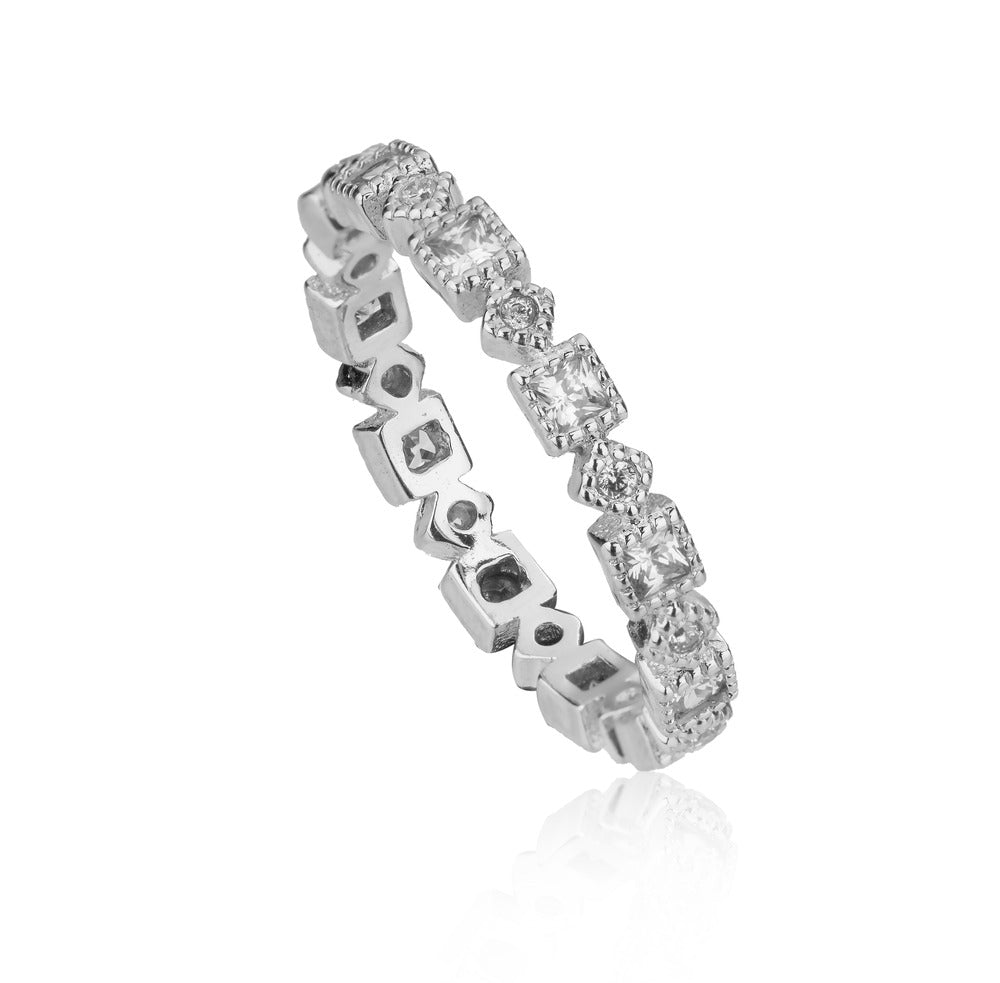 Buy best silver ring for women online Luxaore