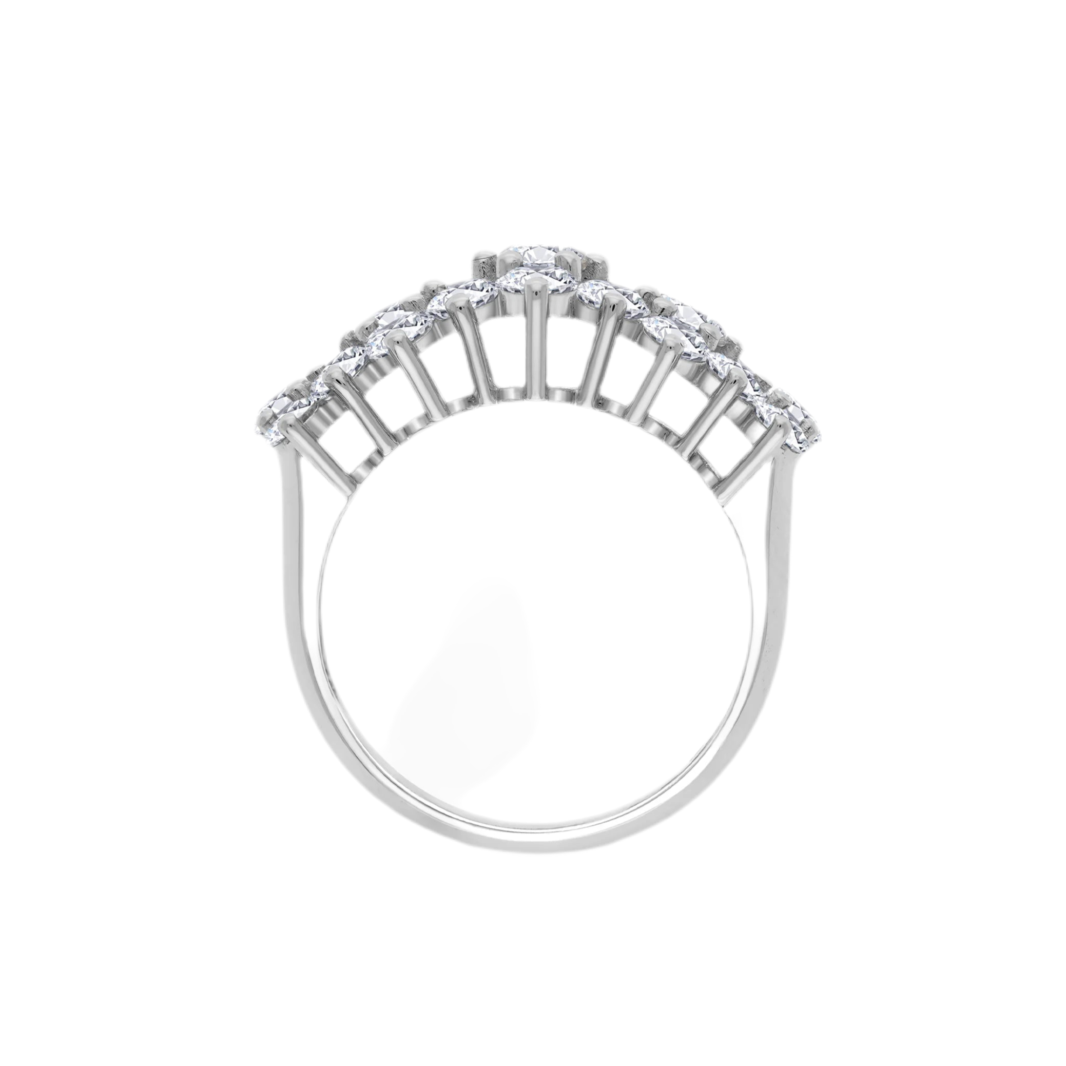 Infinite Halo Sterling Silver Ring for Women