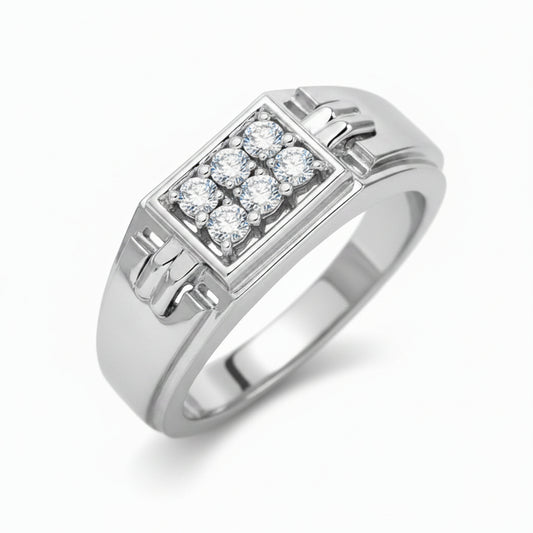 Catalyst Signet Silver Ring for Men