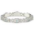 Celeste Evil Eye Men's Silver Bracelet 