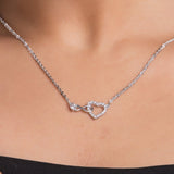 Classic silver necklace, a timeless anniversary gift for wife