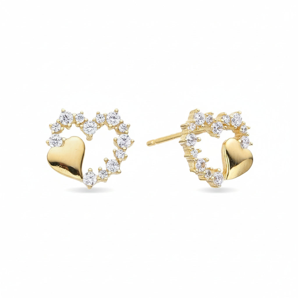 Coeur d'Amour silver earring for women