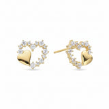 Coeur d'Amour silver earring for women