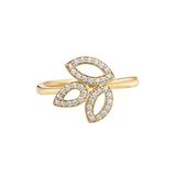 TriLeaf Sterling Silver Ring for Women