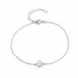 Dewdrop Silver Anklet for women 