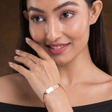 Elegant and simple silver bracelet for women, designed for those who prefer understated yet stylish accessories