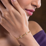 Elegant sterling silver bracelet with a smooth finish, ideal for adding a refined touch to any outfit