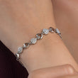 Elegant women’s 925 silver bracelet featuring intricate designs for a classy look.