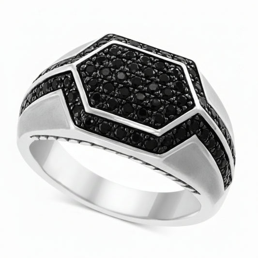 Elysian Silver Ring for Men