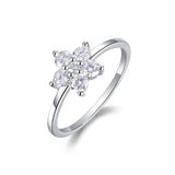 Fiora Bloom Silver Ring for Women 