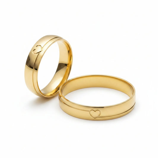 Forever Together Silver Couple Ring