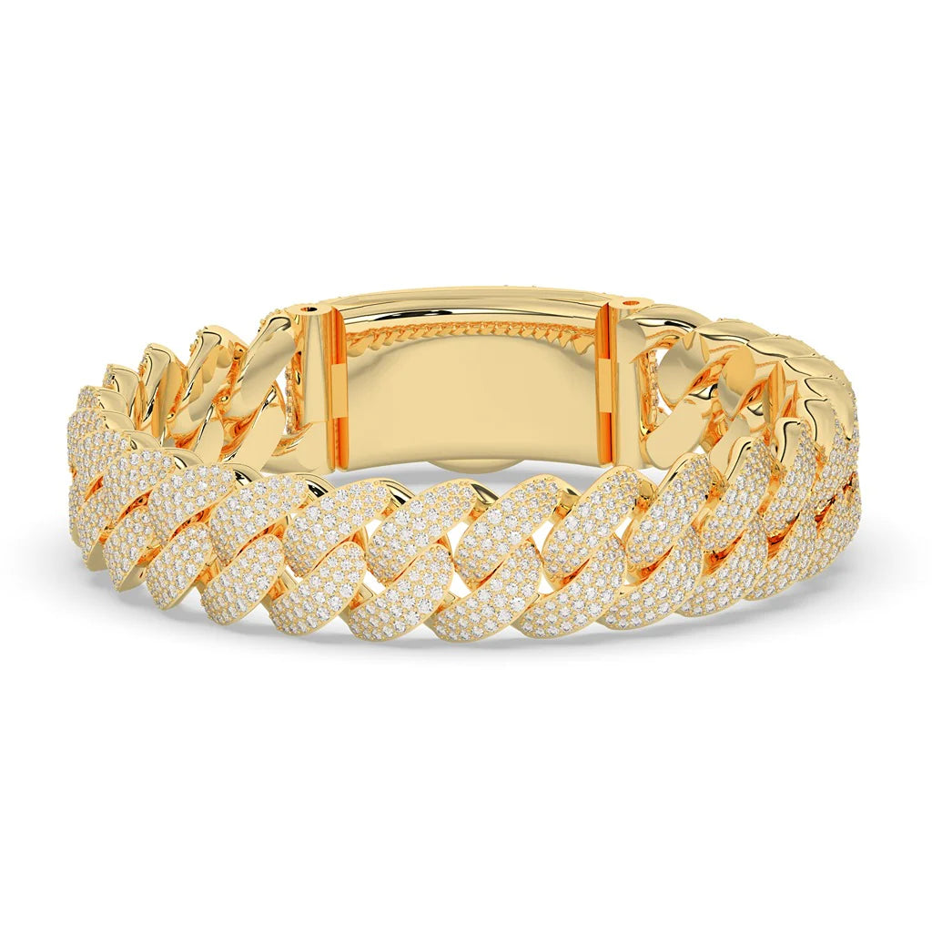 Glacier Thick Men's Silver Bracelet02
