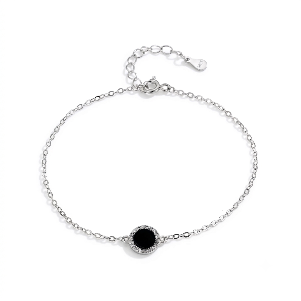 Halo Silver Anklet