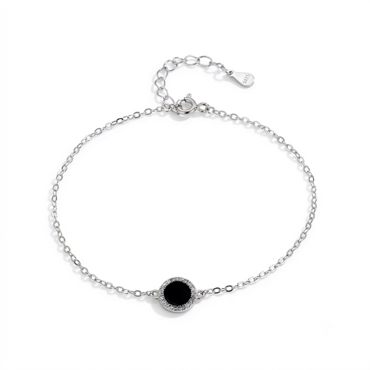 Halo Silver Anklet