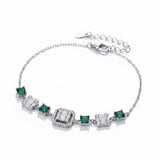 Heirloom Square Silver Bracelet For Women 
