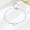 Hollow Heart Anklet