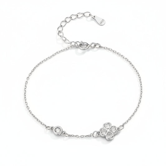Iris Silver Anklet for women 