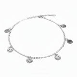 Joy Drip Silver Anklet for women 