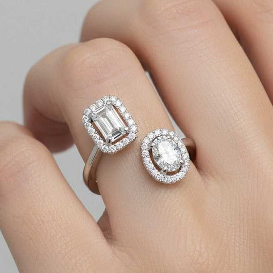 Ladies silver ring in pure 925 sterling silver