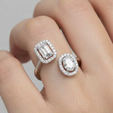 Ladies silver ring in pure 925 sterling silver