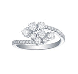 Ladies silver ring in pure 925 sterling silver