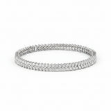 Laurel Ice Tennis Men's Silver Bracelet