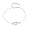 Lumina Silver Anklet for women 