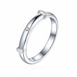 Lunéa Solitaire Silver Ring for Women