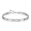 Luxaore Latest Design Pure 92.5 Sterling Silver Bracelet for Women for Special Events, Parties, Weddings, Casual, Office Wear, Birthdays Gift, Anniversaries Gift, Valentine's Day Gift for Girl friend