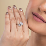 Luxaore Evil Eye Good Luck Ring for Women