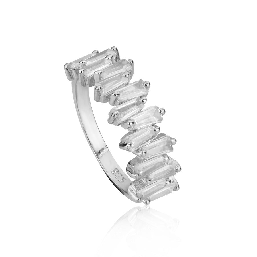 Luxaore Latest Design Pure 92.5 Sterling Silver Ring for Women for Special Events, Parties, Weddings, Casual, Office Wear, Birthdays Gift, Anniversaries Gift, Valentine's Day Gift for Girl friend
