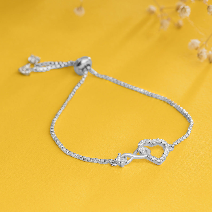 Mini Love Silver Bracelet For Women