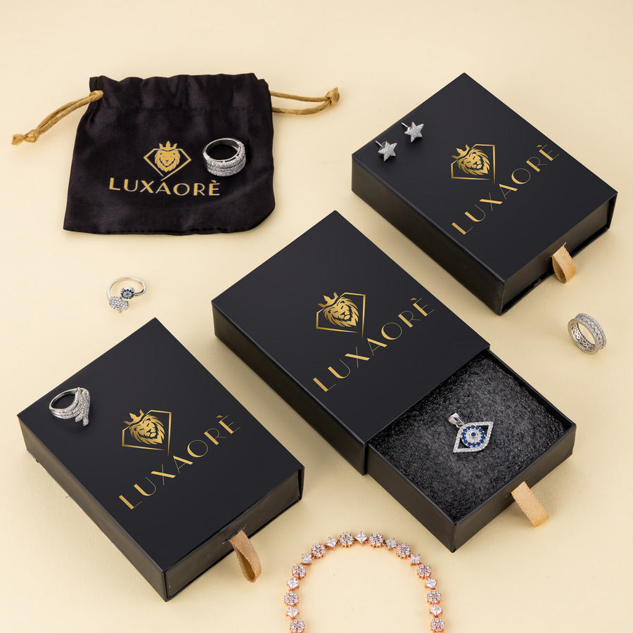 Luxaore authentic Ladies Silver ring at low price for female Birthdays Anniversaries Valentines Day or Celebrating gift
