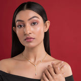 Luxaore gold plated chain necklace for girls and women