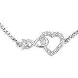 Mini Love Silver Bracelet For Women