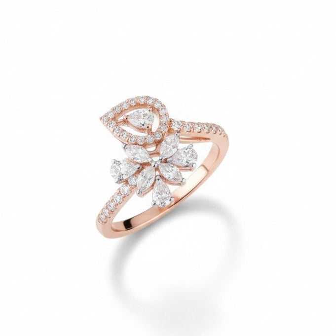 Ladies silver ring in pure 925 sterling silver