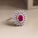 Modern silver ring design for female