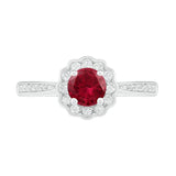 Rouge Sterling Silver Ring for Women