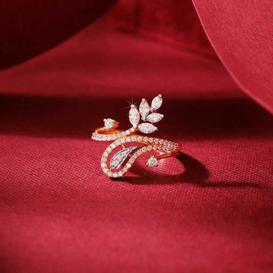 Latest silver ring design for women