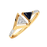 Ladies silver ring in pure 925 sterling silver