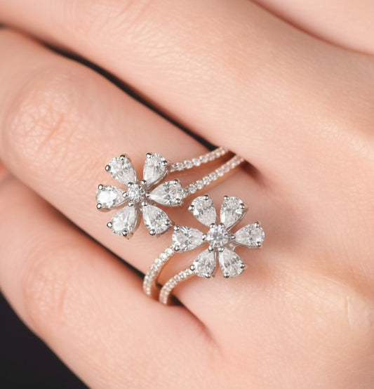 Divine Essence Sterling Silver Ring for Women