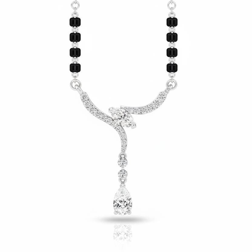 Nyra 925 Silver Mangalsutra