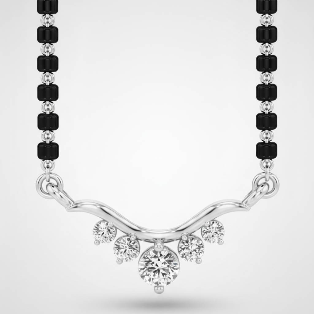 Vamira Classic 925 Silver Mangalsutra