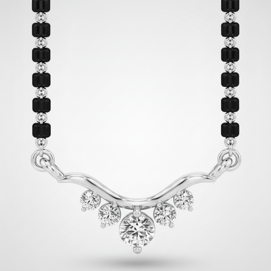 Vamira Classic 925 Silver Mangalsutra